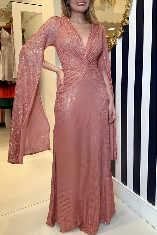 Mira™ | Robe Maxi Shimmer Élégante