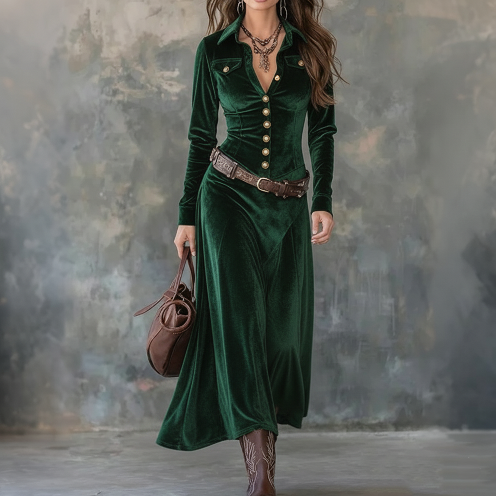 Vena™ | Robe Maxi Fluide Modern