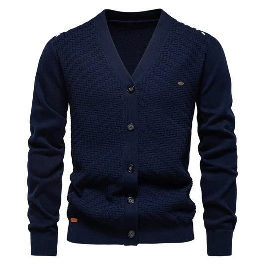 Schneider | Cardigan pour hommes chaud avec col en V