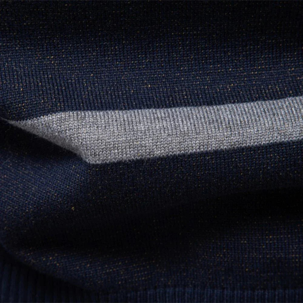 Rosenfeld | Pull en maille pour hommes avec motif en losanges