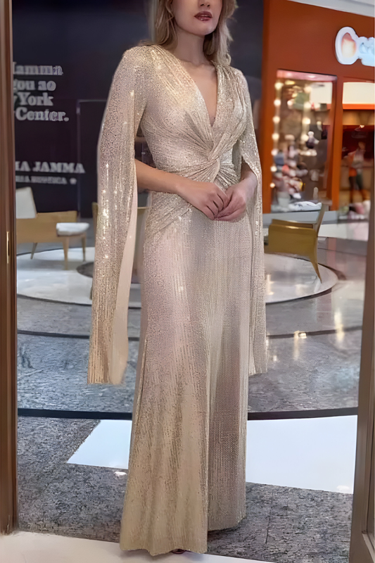 Mira™ | Robe Maxi Shimmer Élégante