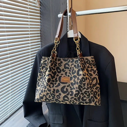 Sac Tote Léopard Luxueux