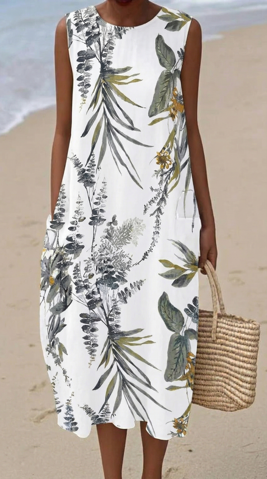 Sunniva | Robe Charmante en Toile