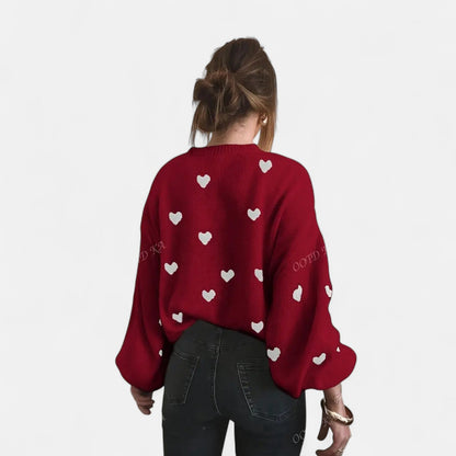 Pull en laine Isla Hearts