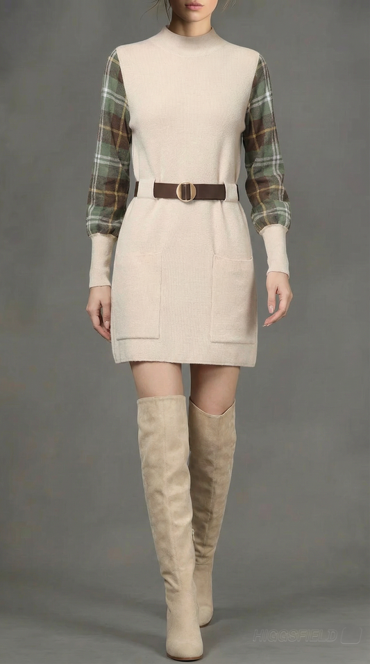 Camille | Robe droite au charme moderne et confort absolu