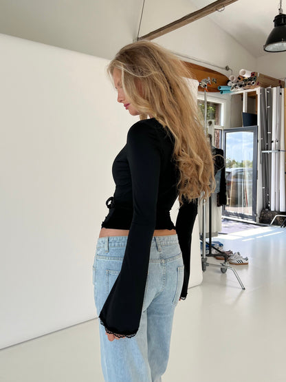 ARIA | Haut Enveloppant en Dentelle