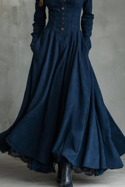 Zendaya | Robe maxi avec col chemise