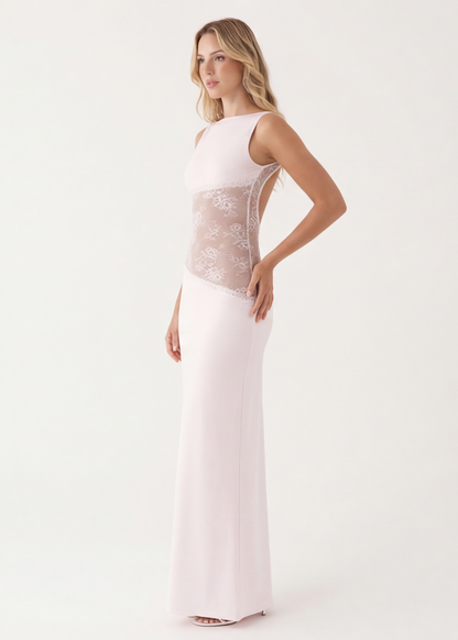 ARIA | Robe Maxi Découpe Voile