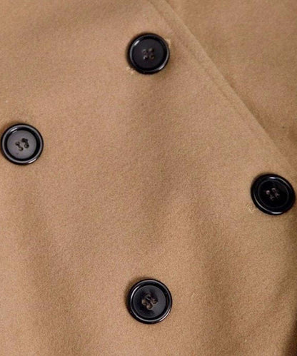 MAISON VALEUR | MANTEAU EN LAINE À DOUBLE BOUTONNAGE
