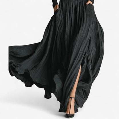 Denise | Robe maxi taille haute