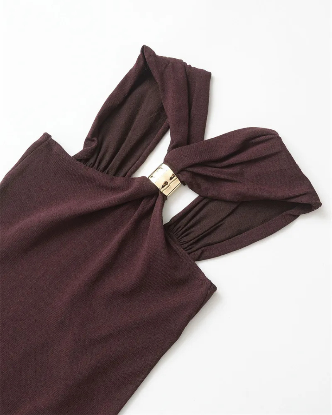 ARIA | Top Halter Mocha