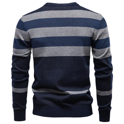 Rosenfeld | Pull en maille pour hommes avec motif en losanges