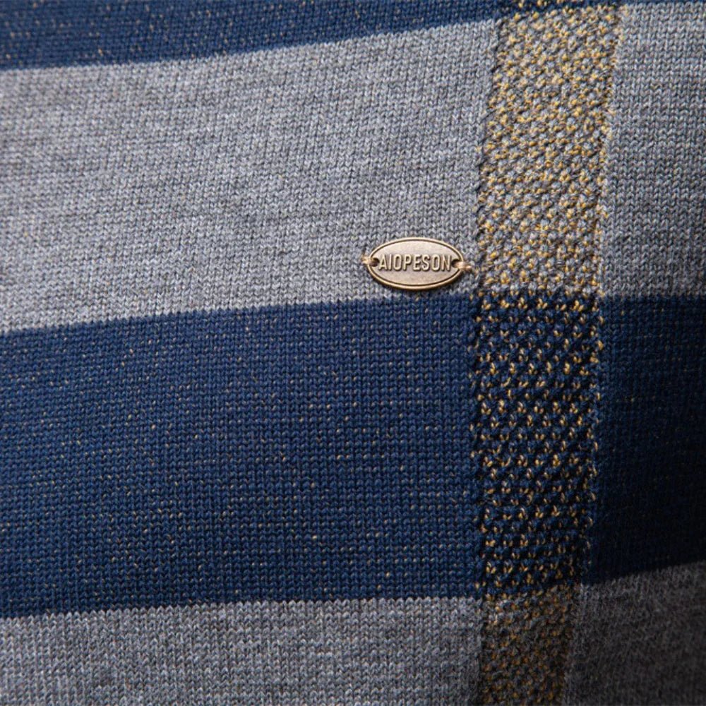 Rosenfeld | Pull en maille pour hommes avec motif en losanges