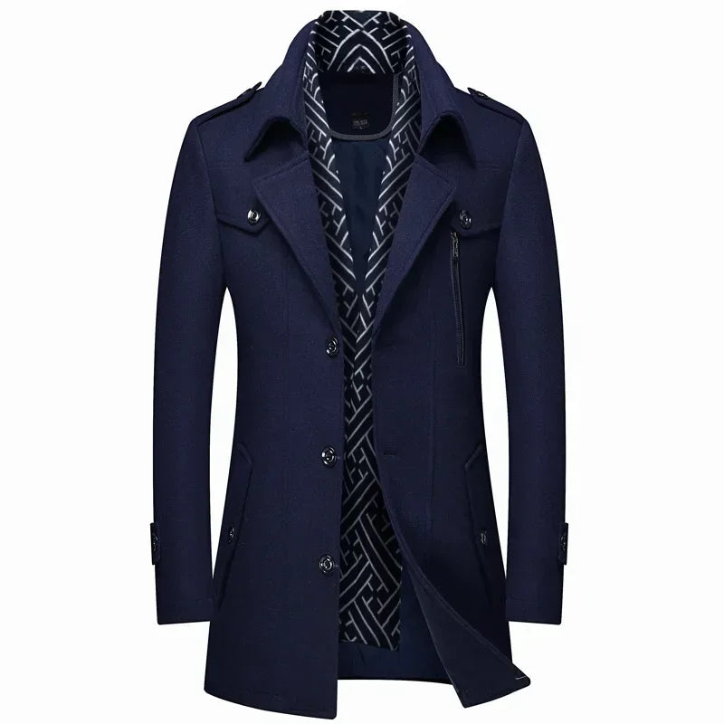 MAISON VALEUR | MANTEAU D'HIVER EN LAINE POUR HOMME