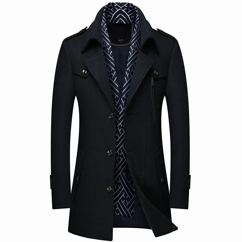 MAISON VALEUR | MANTEAU D'HIVER EN LAINE POUR HOMME