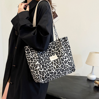 Sac Tote Léopard Luxueux