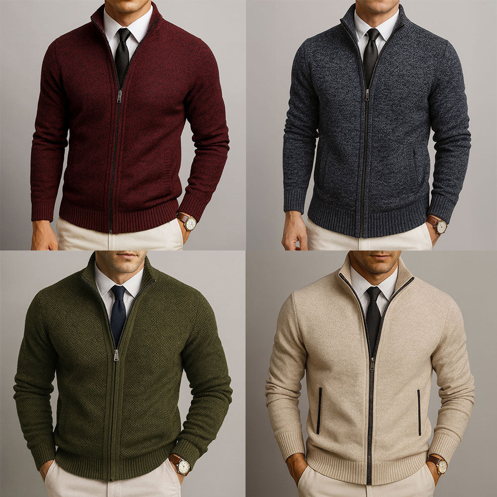 VINCENT™|CARDIGAN ZIP ÉLÉGANT