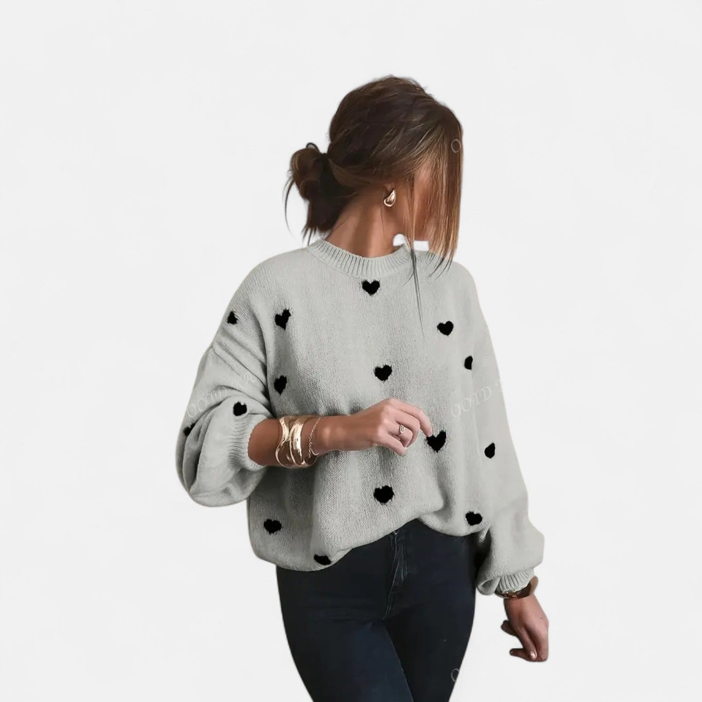 Pull en laine Isla Hearts