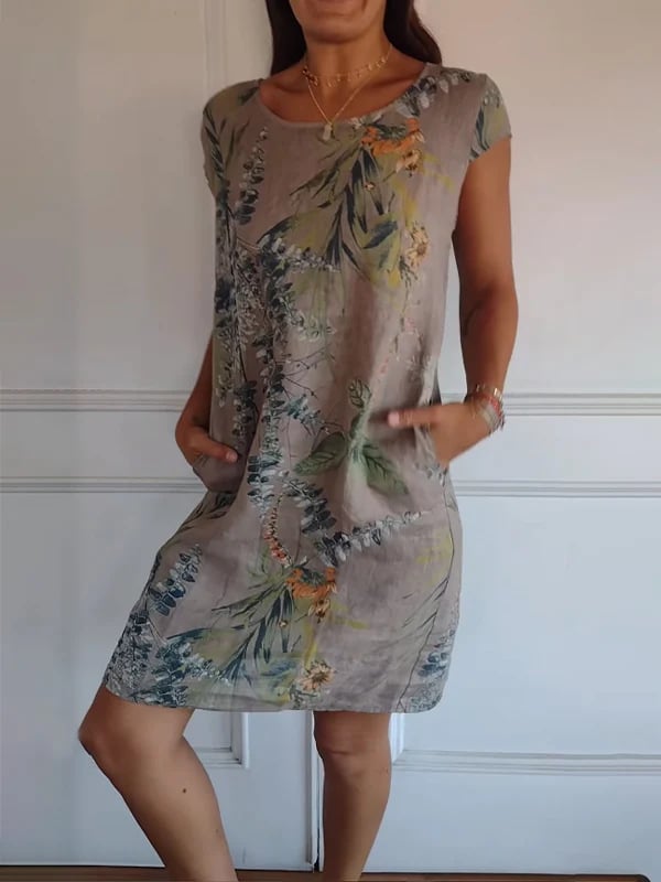Sunniva | Robe Charmante en Toile