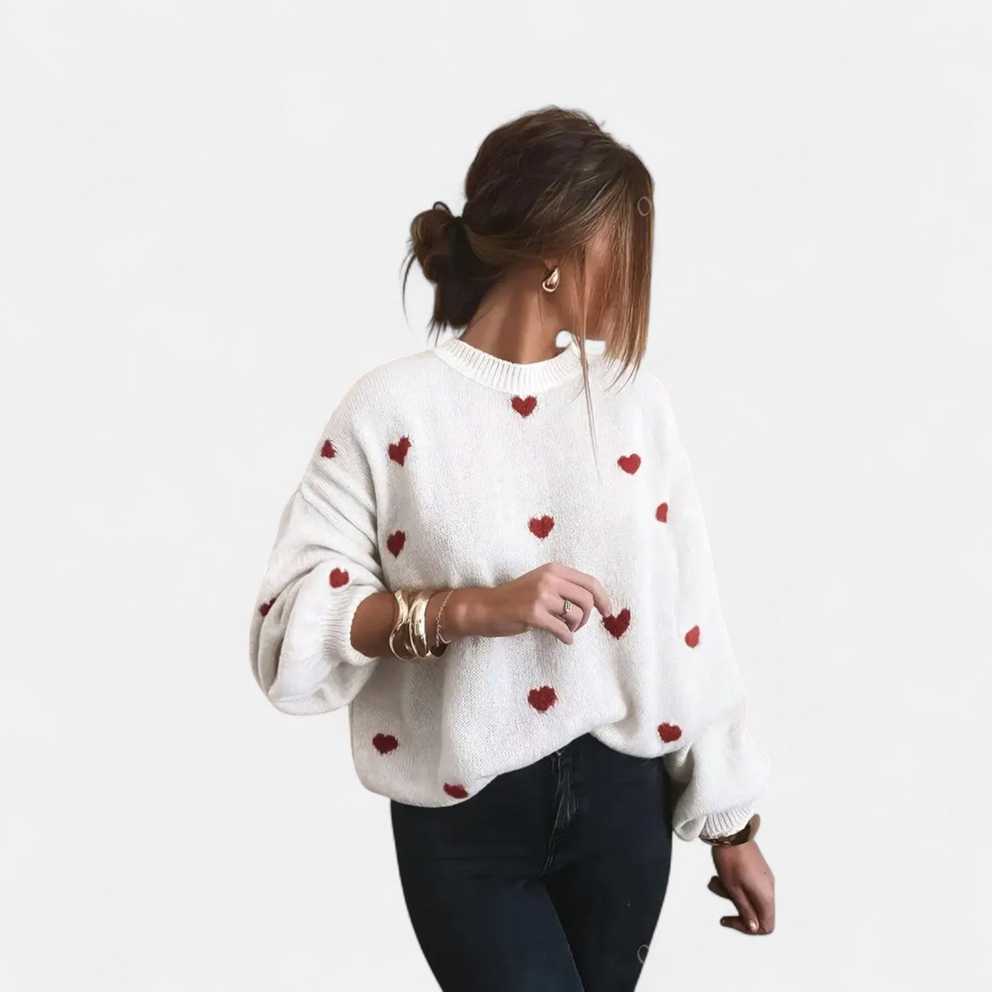 Pull en laine Isla Hearts