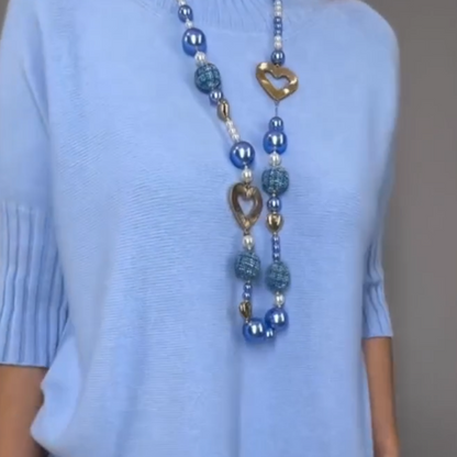 Aimée | L'ensemble 'Coup de Cœur' en maille douce et jupe