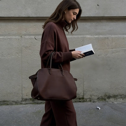 Victoria™ | Ensemble sweat-shirt à col montant et pantalon à fermeture éclair sur le côté