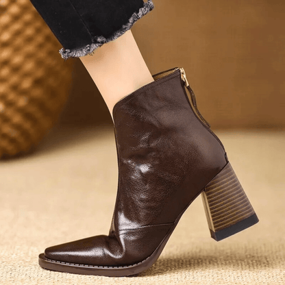 Rosalie™ | Bottines de Luxe à Talon Moyen